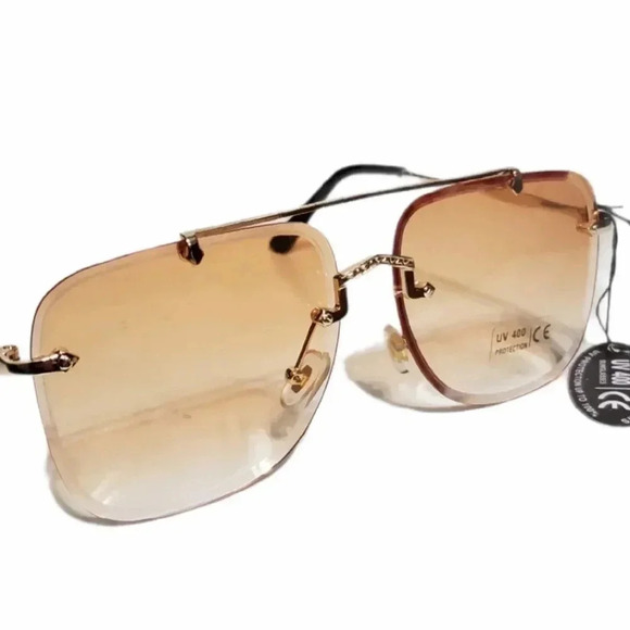 Square Light Gradating Sunglasses - Picture 2 of 4